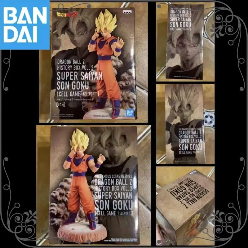 

Bandai Banpresto Dragon Ball Z History Box Vol.2 Son Goku PVC CELL GAME"TELEPORT"Action Figure Model Brand New Boxed Toy Gift