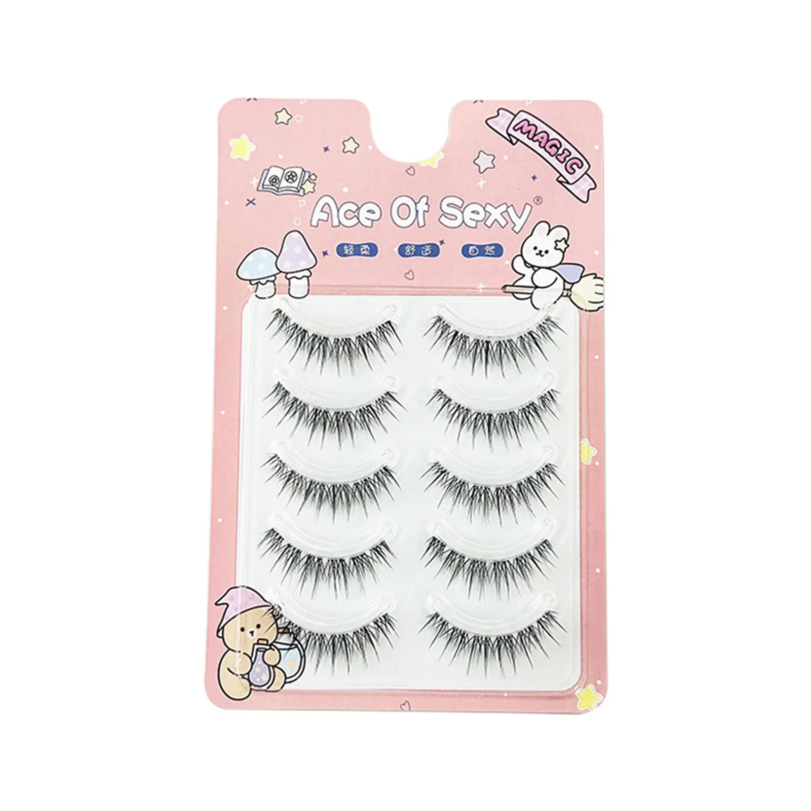 3D Curling up False Eyelashes Premium Fluffy Volume Long Eyelashes for Women and Young Girls