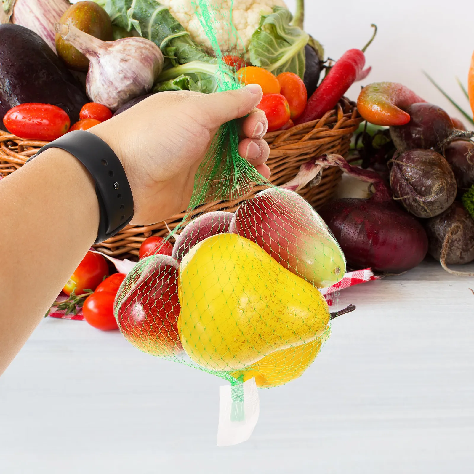 100Pcs Reusable Breathable Mes - огляд і ціна Produce Bag Reusable Mesh