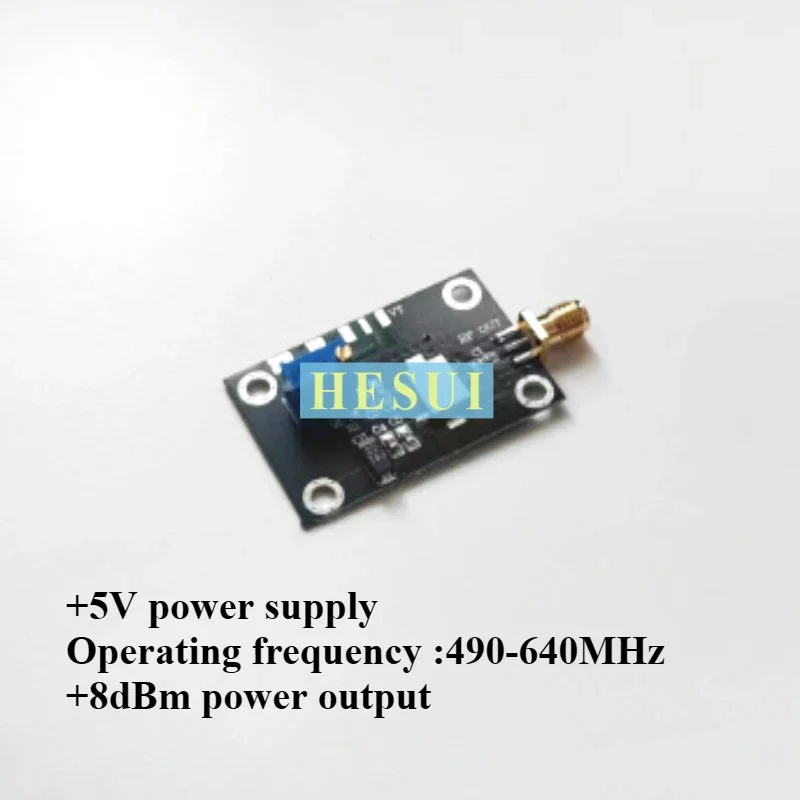 490-640MHz VCO Low frequency 500M point signal source RF