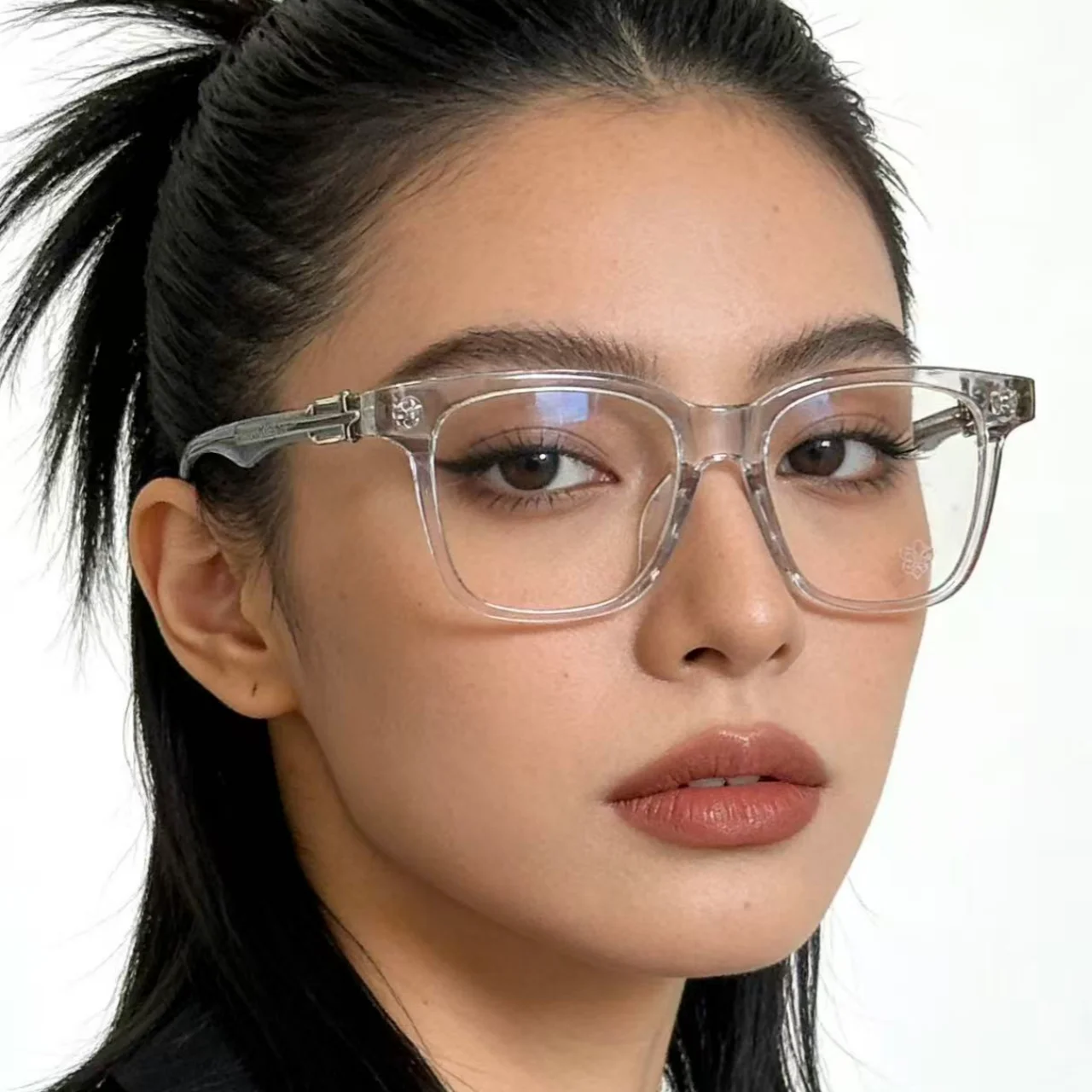 New Fashion Trend Brand Classic Acetate Women's Glasses Frame Casual Retro Titanium Alloy Exquisite Carving Men's Luxury Glasses