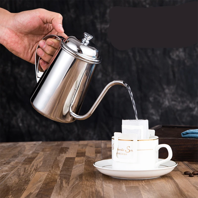 YouMi YM06 650ML 304 Stainless Steel Double Handle Coffee Drip Kettle For Pour Over Coffee Tea Pot