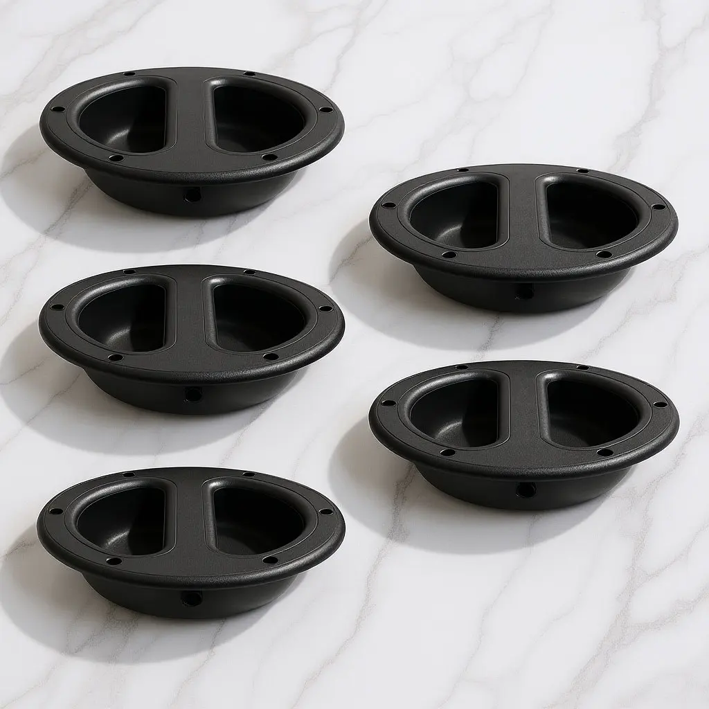 

5 шт. ручек для сценических громкоговорителей из АБС-пластика, аксессуары для встраиваемых акустических систем, толстые удобные пластиковые ручки для легкого использования