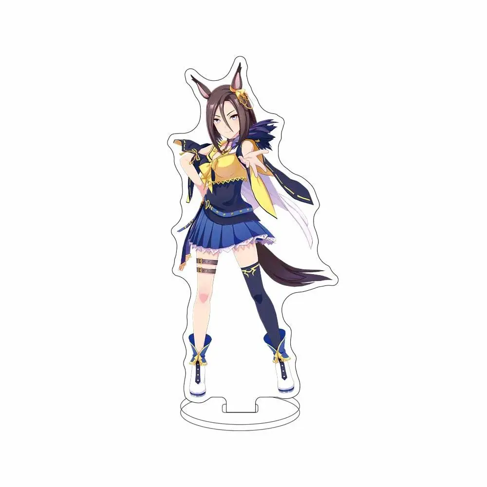 2024 Umamusume: Pretty Derby Tokai Teio Gold Ship Rice Shower Anime Acrylic Double Deck Cartoon Stand Display Figure Model Decor