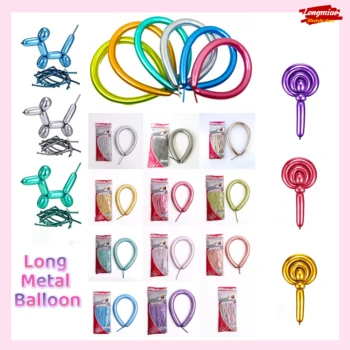 10/20/30/50/100pcs 260 Long Latex Balloon Chrome Color DIY Modelling Balloons for Kids Gift Toys Party Supplies