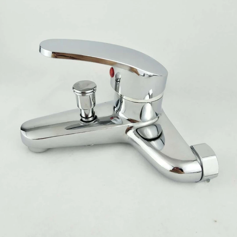 Three-Way Shower Faucet Jishiduo Three-Way Hot and Cold Bathtub Faucet Inlet and Outlet Valve