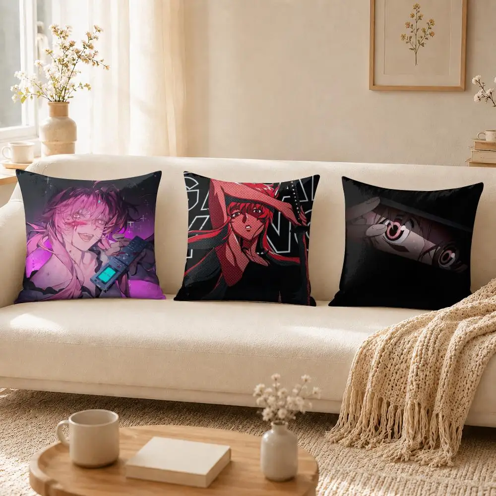 M-Mirai N-Nikki Cushion Cover Soft Short Plush Double-Sided Printing Home Decor Cozy Sofa Pillow Case Fine Gift