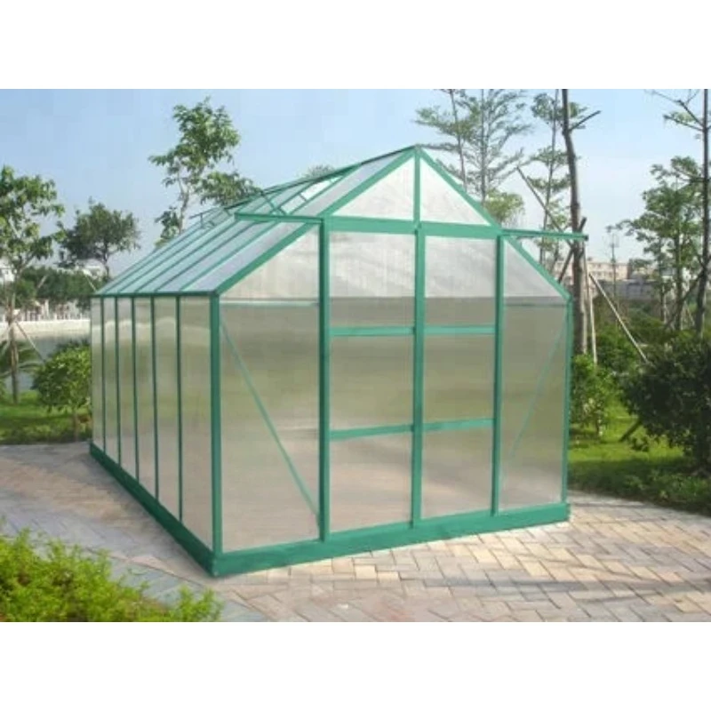 Beautiful design home garden use PC greenhouse polycarbonate natural