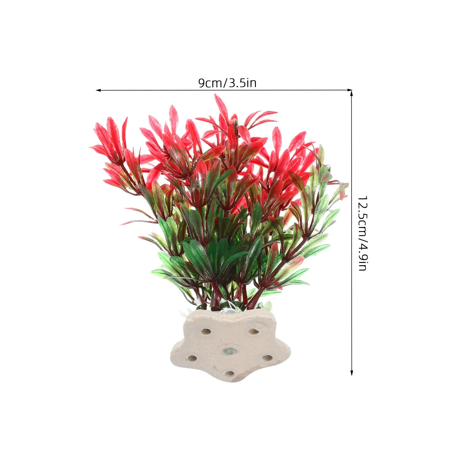 

6pcs Simulated Aquatic Plants Green Decorations Plastic Ornaments Breeding Landscape Artificial Freshwater Aquarium Fish Tank