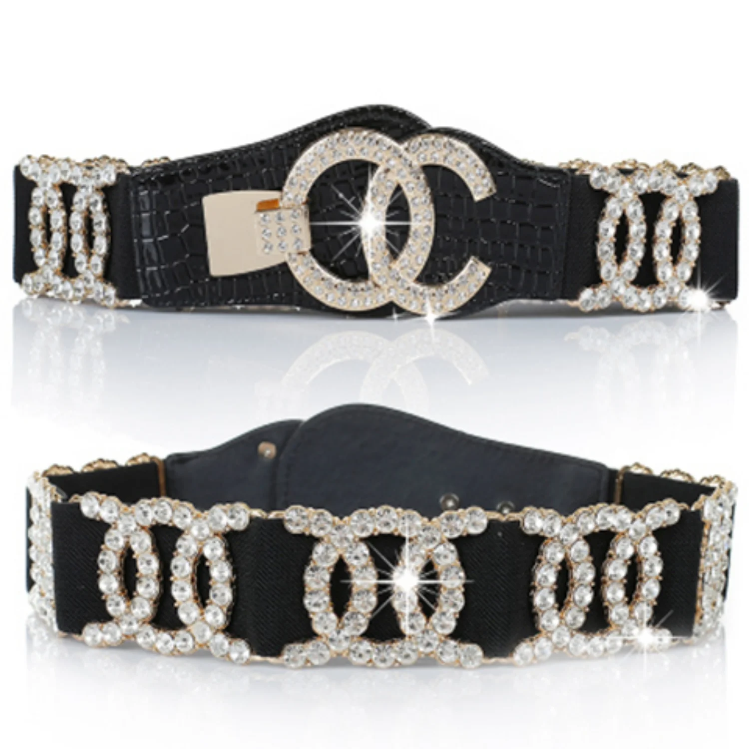 

Роскошный модный женский пояс с кристаллами, изысканный аксессуар для одежды для вечеринок, свадеб, дней рождения, Дня святого Валентина