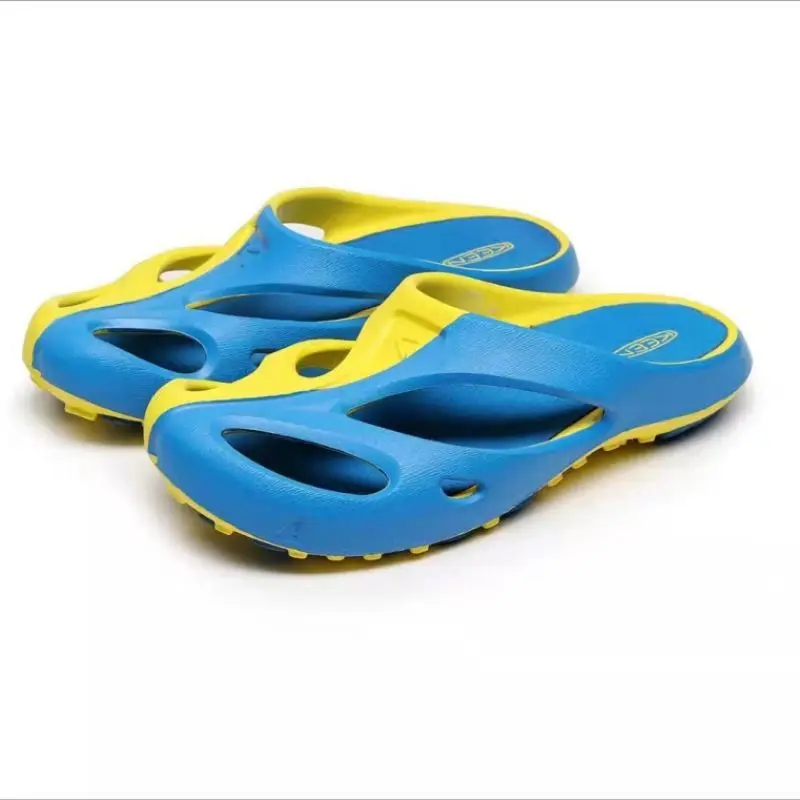 Keen Summer Candy Colors Flip Flops Women Beach Soft Bottom Flat Slippers Men Outdoor Comfy Non Slip Flat Slide Sandals SHANTI