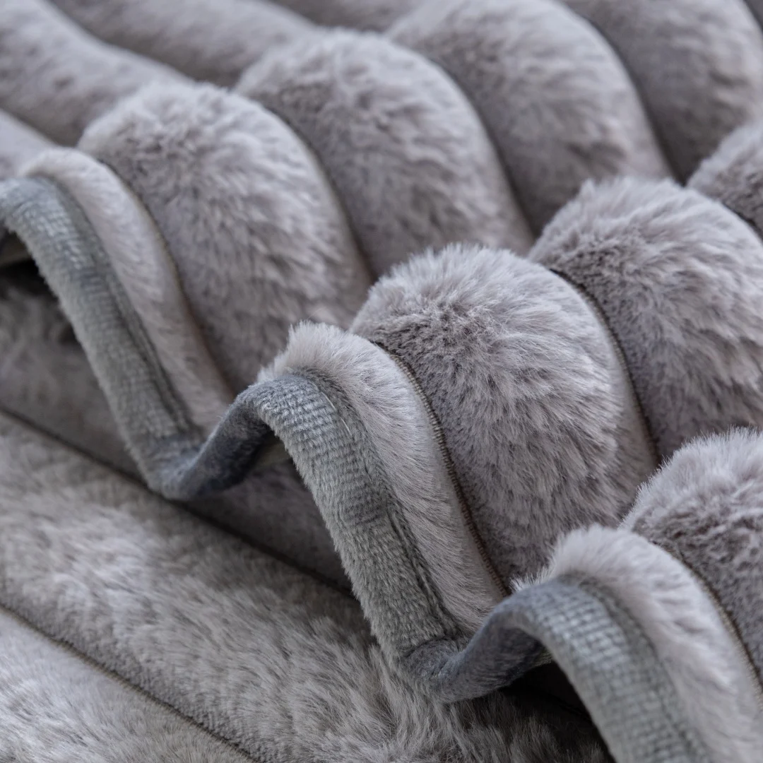 المشارب الجاكار فرو الأرنب الصناعي المضادة للانزلاق أفخم غطاء أريكة تقليد الفراء الأريكة غطاء الوسادة لغرفة المعيشة الغلاف الدافئ