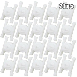 20Pcs Car Door Trim Moulding Clips White Nylon Replacement Rocker Panel Clip For BMW E21 E10 E30 320i 323i 318i 51131829904
