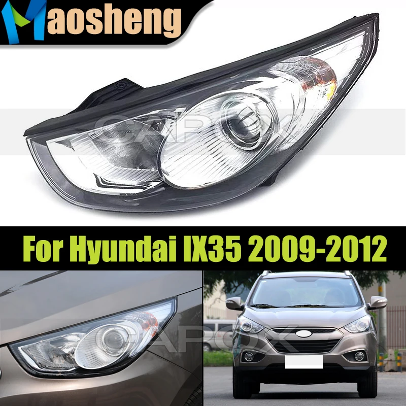 Front Headlight Head Light For Hyundai IX35 2009 2010 2011 2012 Headlamp Head Lamp Driver Light