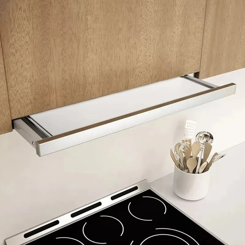 Stainless Steel 600mm Range Hood Kitchen Cooker Chimney Hood with Pull Air Suction Home Built Extractor Cabinet