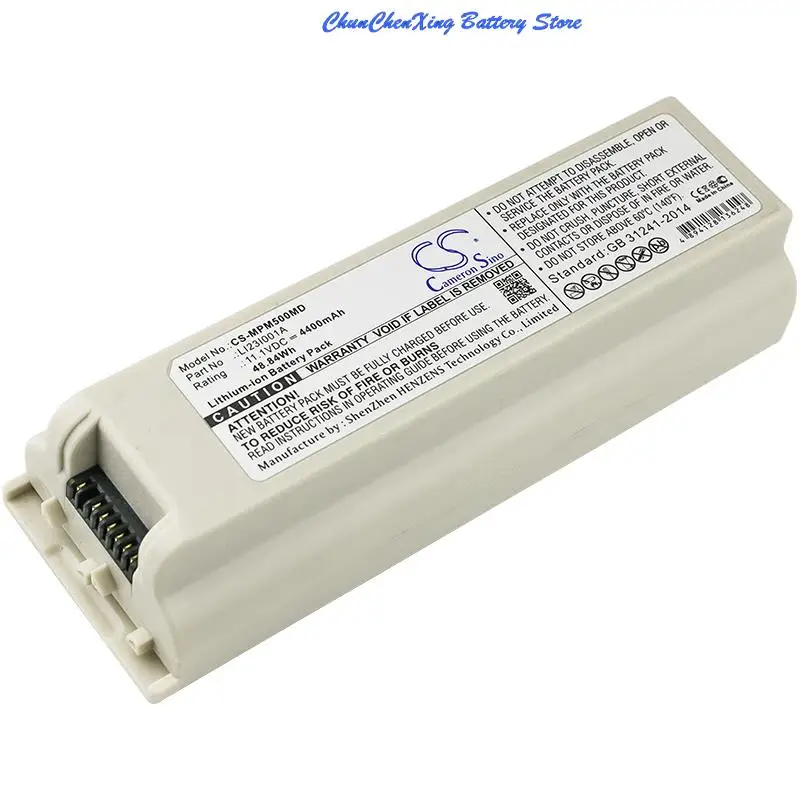 Imagem -03 - Cameron Sino-médica Bateria para Mindray Echógrafo Sistema de Ultrassom Li23i001a m5 m7 M5t m9 11.1v 4400mah Ferramenta