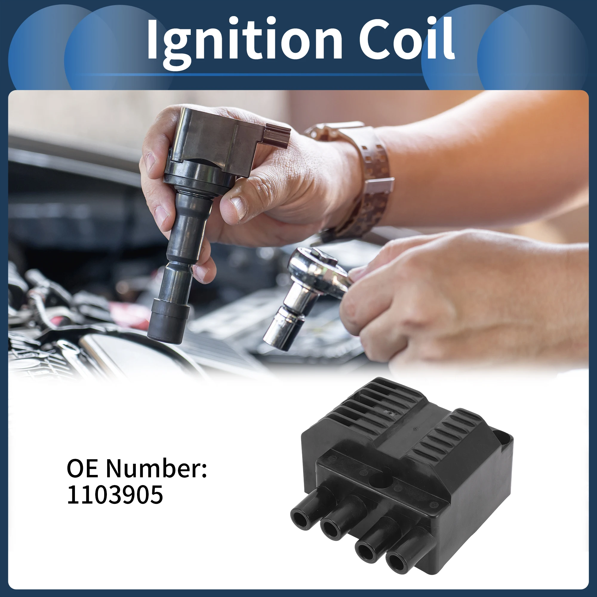 

UXCELL Ignition Coil Ignition Coil Pack No.1103905 for Chevrolet Corsa 1994-1999