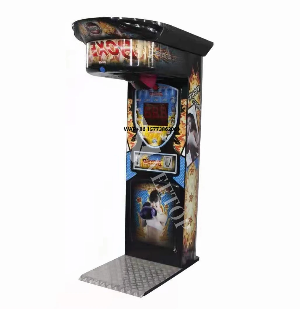 آلة ألعاب الملاكمة الإلكترونية في نهاية المطاف آلة ألعاب الملاكمة الكبيرة اللكم ممر محاكاة آلة التجارة #1