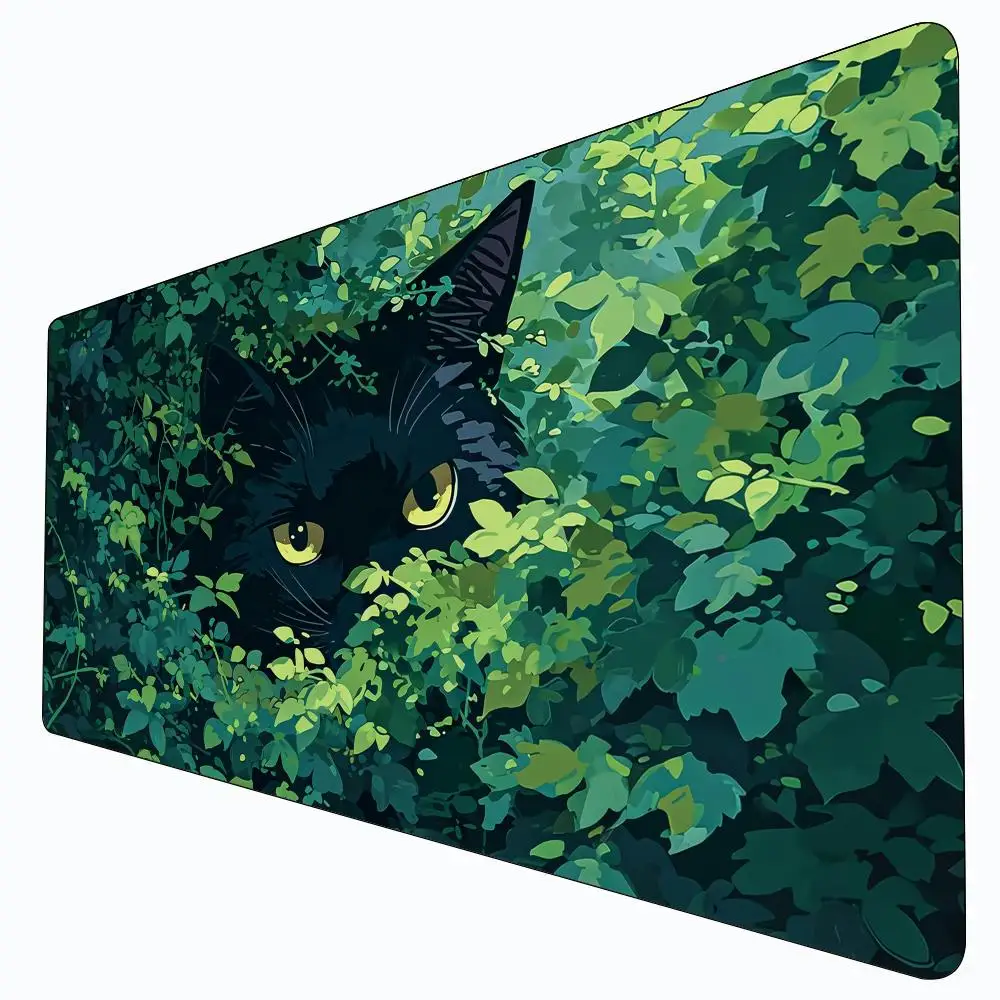 

Игровой коврик Art Aesthetics Black Cat MTG для карточных игр, нескользящий, прочный, 35x60 см, для командных игр, коврик для настольных игр TCG