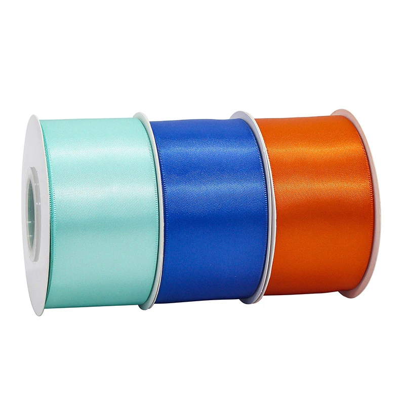 

10 Meters 2" 50MM Double Face Satin Ribbon Polyester Fabric Ribbons Perfect for DIY Wedding Gift Bow Making & Other Project