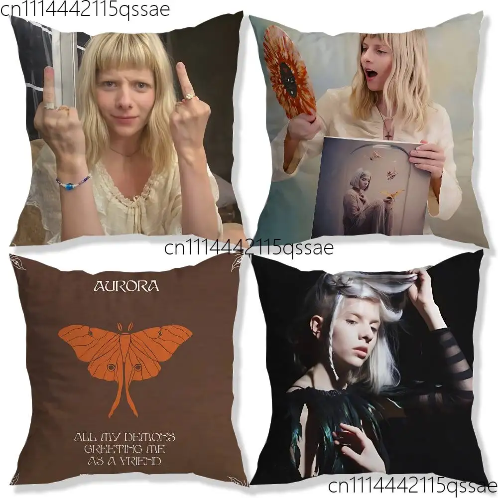 FOR AURORA The Moth Tapes Pillow Case Square Bedroom Sofa Leisure Comfort Cushion Car Home Decoration