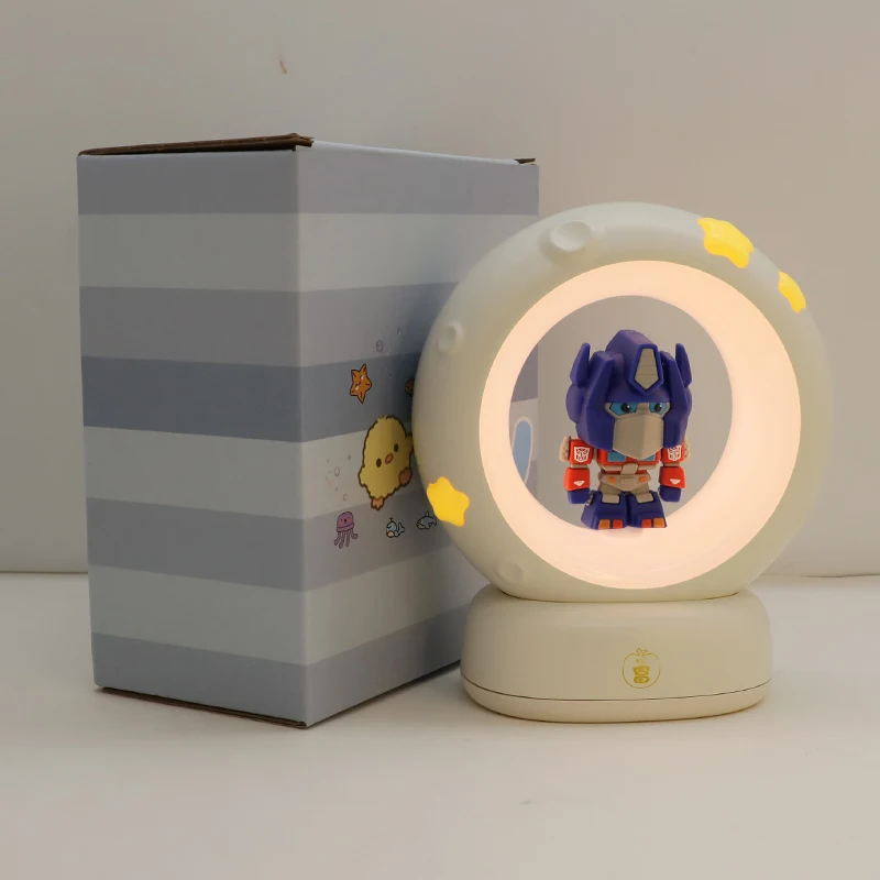 

Transformers Optimus Prime Night Light Children's Cartoon Patting Light Machine Boy Birthday Gift Bedside Lights In Stock