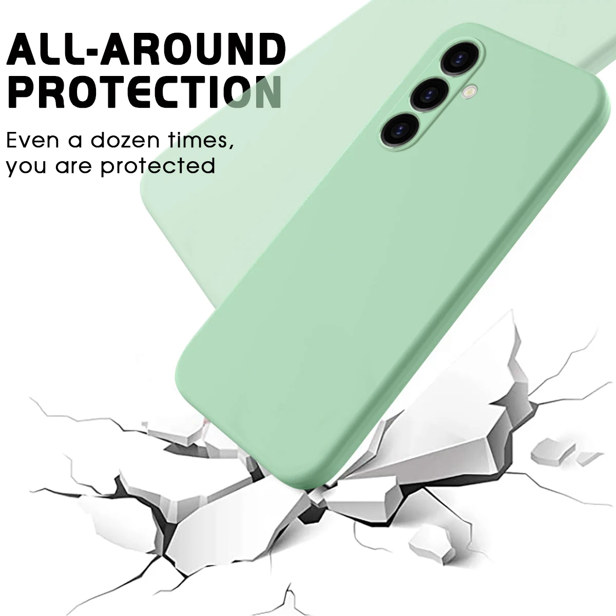 Silicone Case For Samsung Galaxy S24 FE Lanyard Case Skin-feel Ultra-thin Soft Anti-fall Shockproof Cover For Samsung S24FE