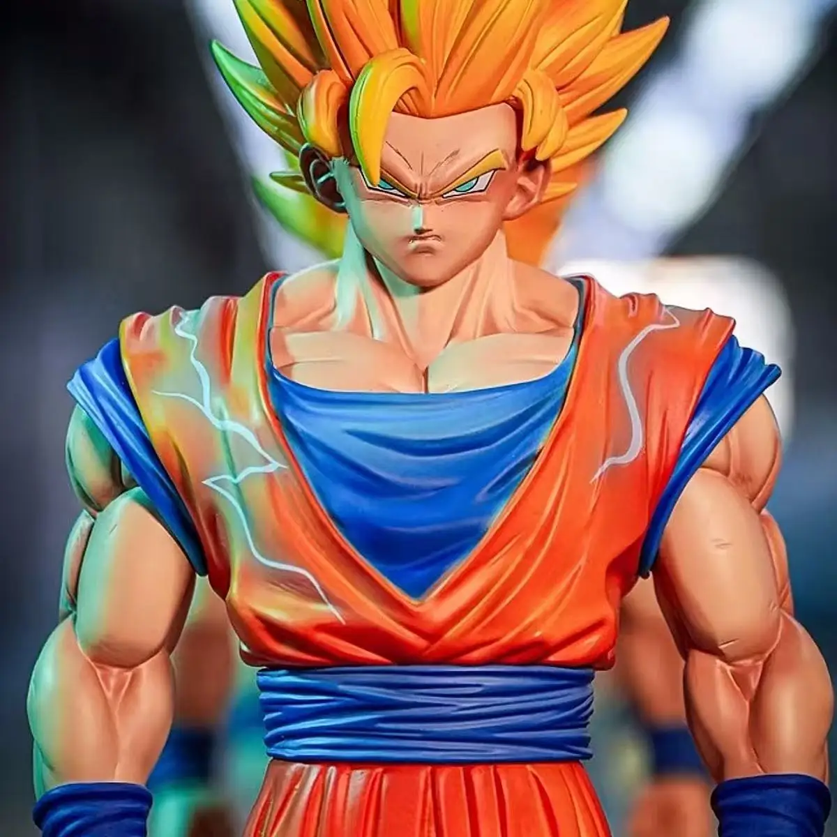 Estatua JT Dragon Ball Z SSj1 Ssj2 figura de Goku Son Goku Super Saiyan figuras de acción 30 cm/11,81 pulgadas colección modelo juguetes regalos