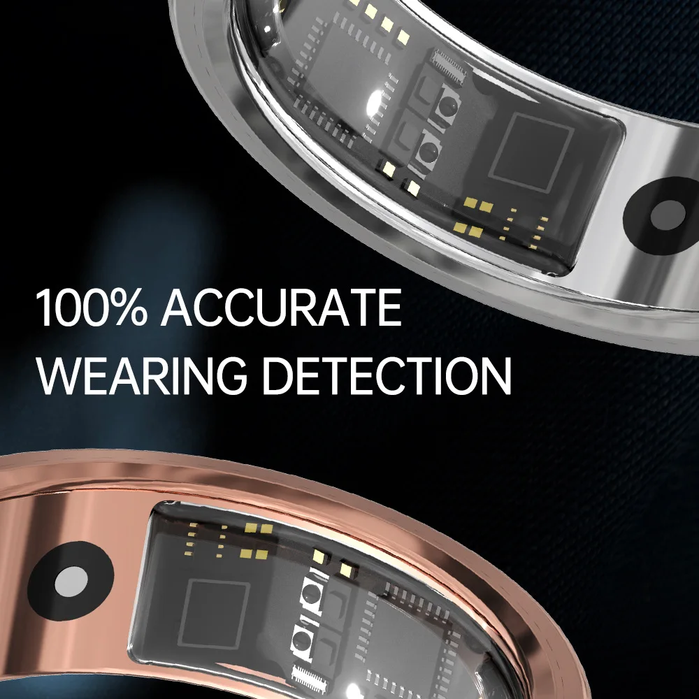 2025 حلقة ذكية جديدة أندرويد App التحكم الرياضة جهاز تعقب للياقة البدنية مقاوم للماء ضغط الأكسجين/النوم/معدل ضربات القلب/الخطوة #2