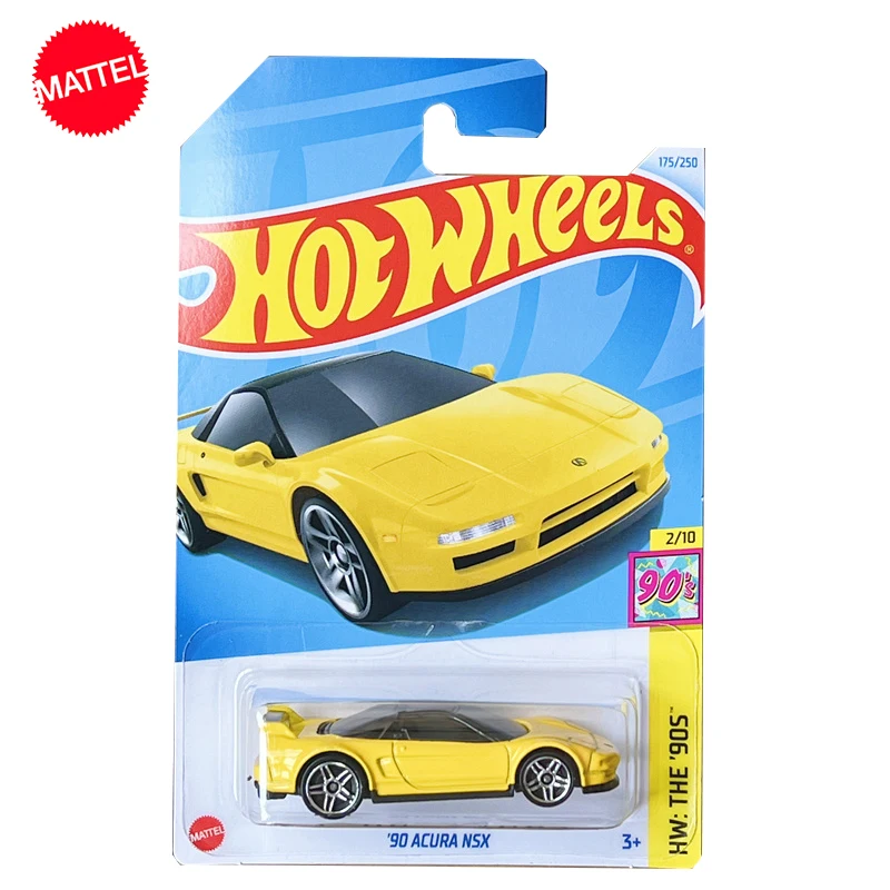 Оригинальная игрушка Mattel Hot Wheels Car C4982 1/64, коллекция аксессуаров для мальчиков в стиле 90s Acura X, подарок на день рождения