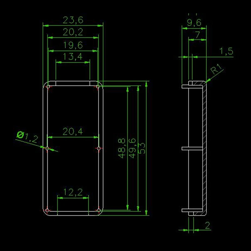 3X pamięć Usb plastikowa skrzynka elektronika obudowa pamięć Usb obudowa puszka elektroinstalacyjna z tworzywa sztucznego