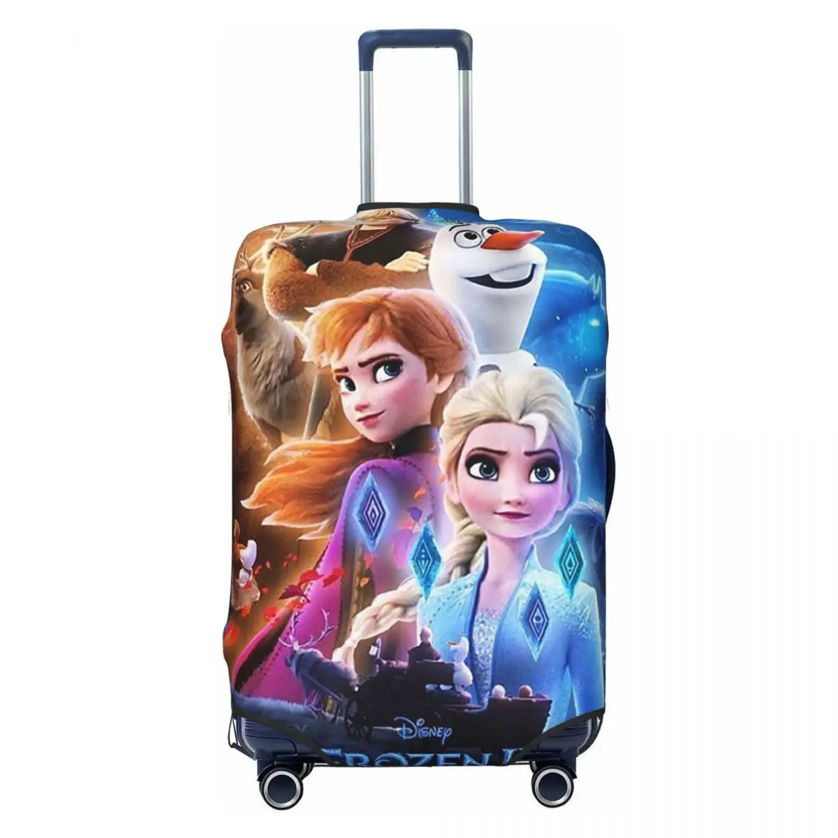 

Custom Animated Movie Frozen Luggage Cover Protector Washable Cartoon Travel Suitcase Covers