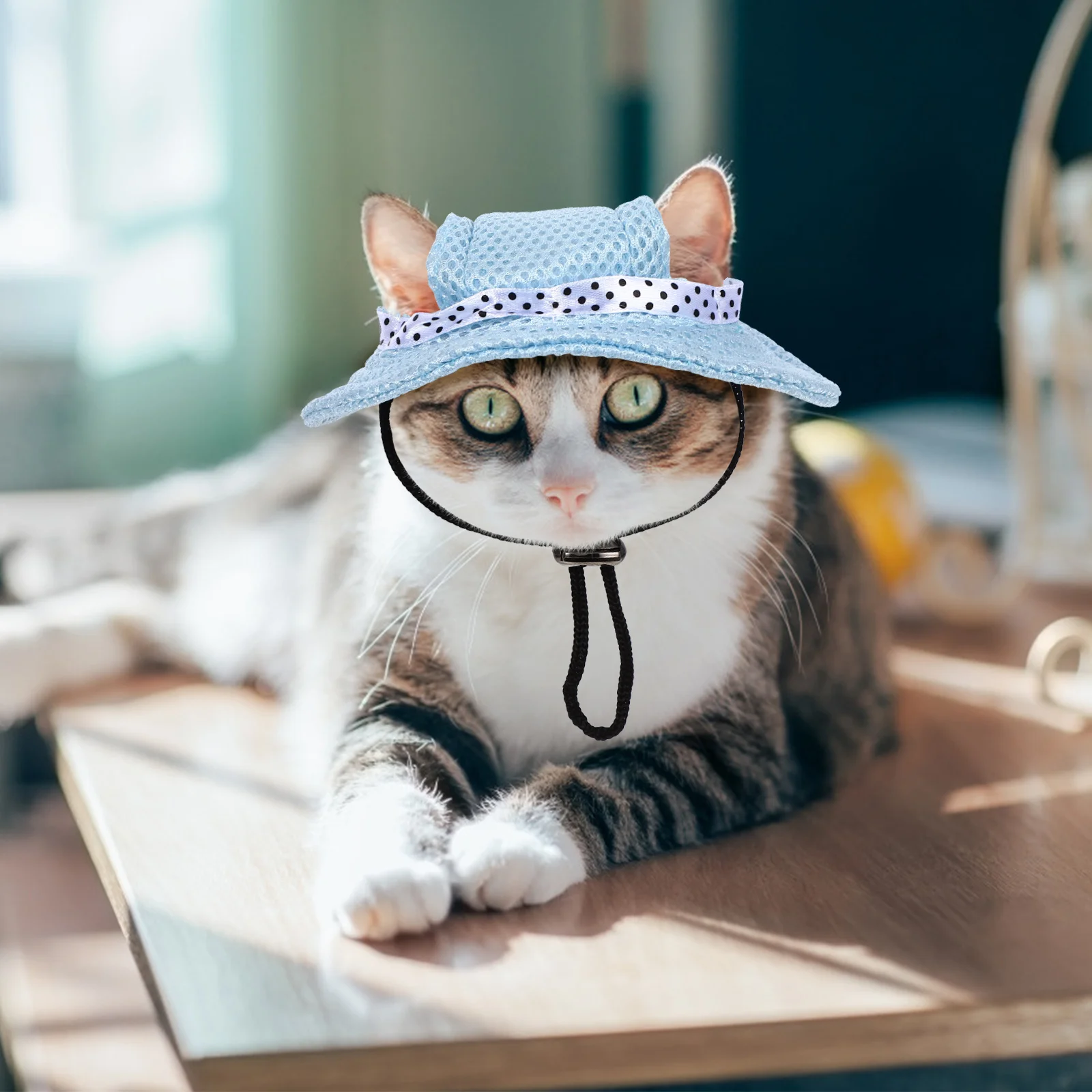 

Pet Baseball Dog Cat Summer Visor Hat Adjustable Stripe Lightweight Breathable Sun Protection Pet Dog Cap Pets Baseball Cap
