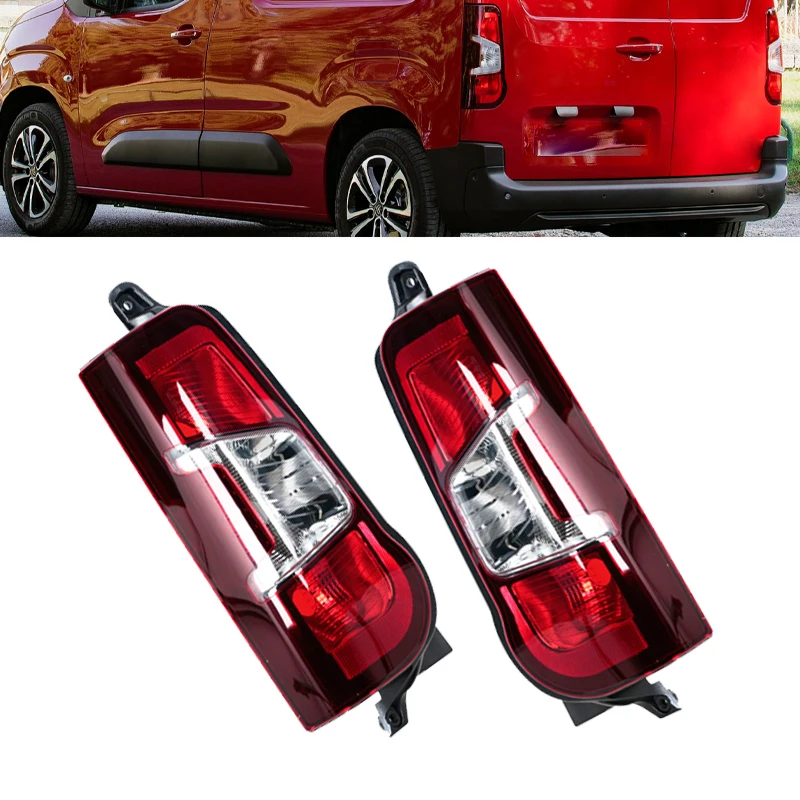 

Для Peugeot Partner Citroen Berlingo для Vauxhall Combo 2019-2024, задний фонарь автомобиля без лампы, задний фонарь 9820554880 9819235880