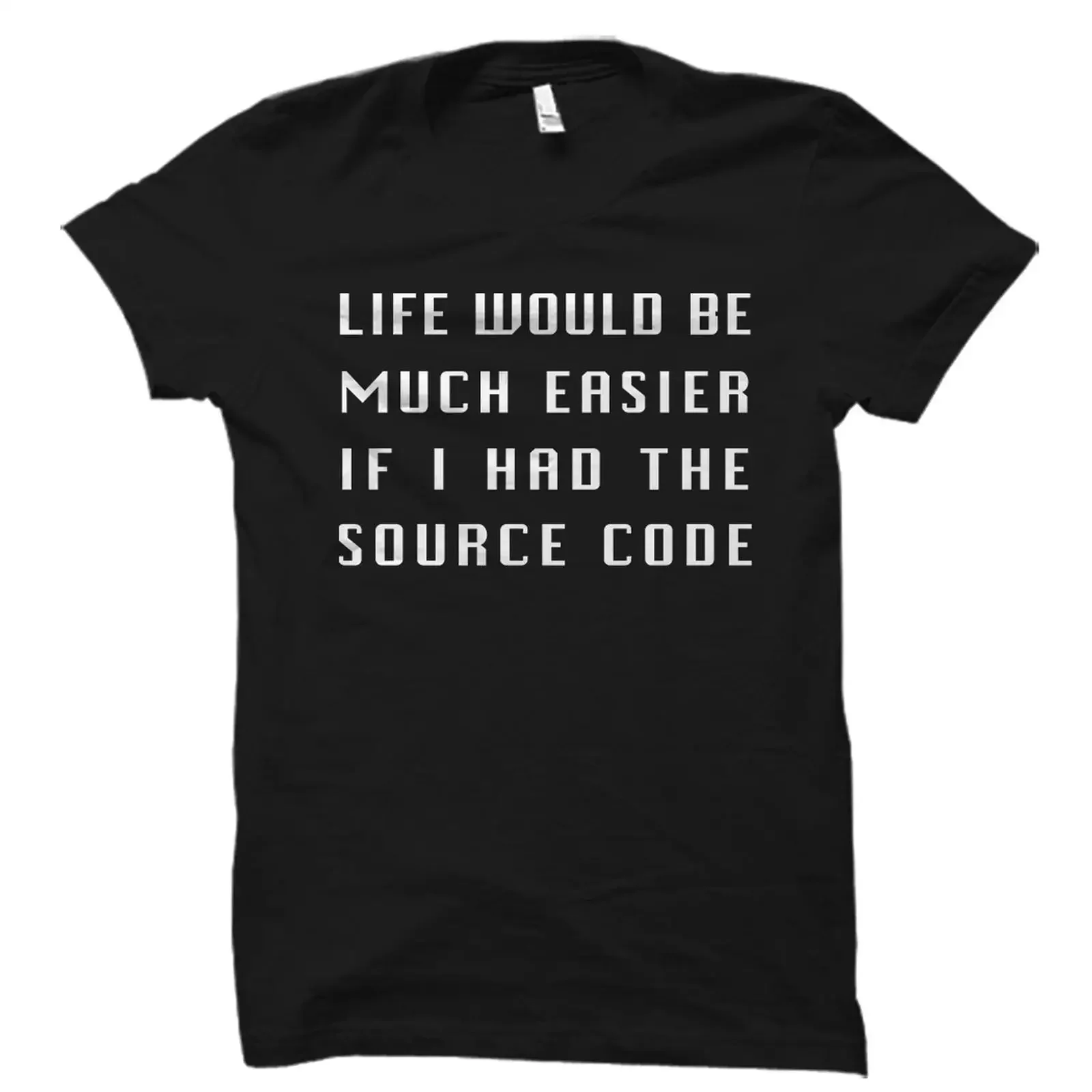 Funny Source Code Quote T Shirt Programmer Coder Computer Tech Software Developer Programming Lover  vintage Washed streetwear