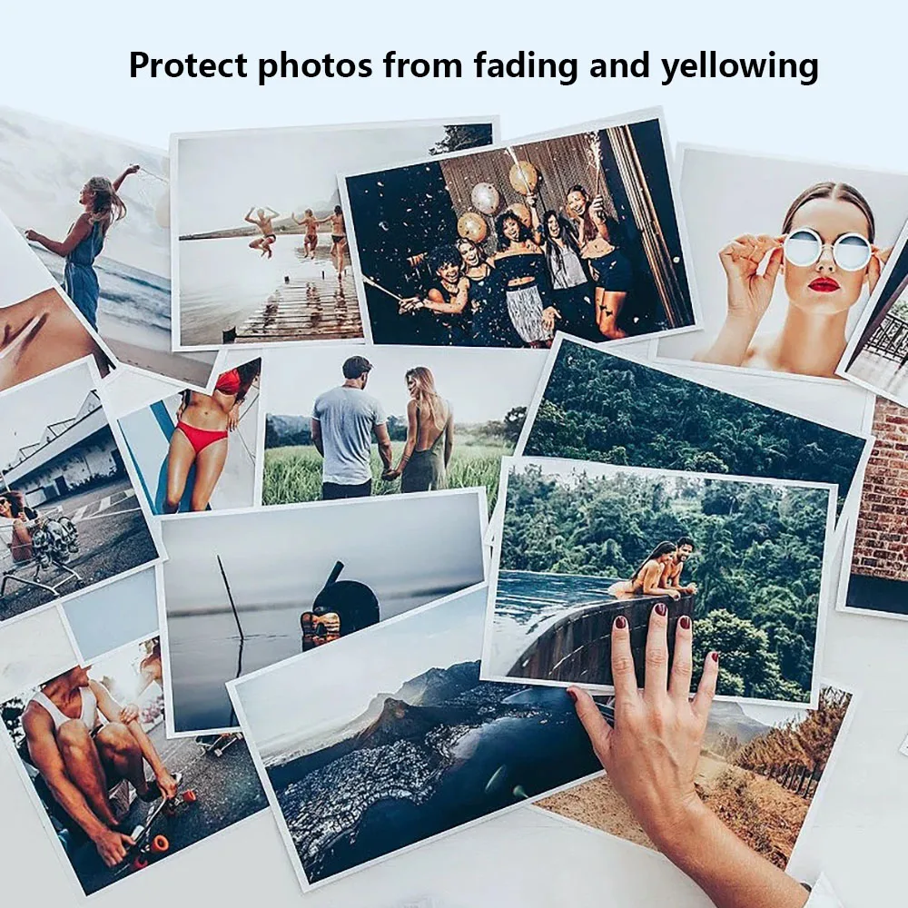 50 ورقة فيلم الترقق البارد الزجاج المكسور بطاقة الهولوغرام صور وملصقات الفينيل ملصق ورقة شفافة الترقق ذاتية اللصق #4