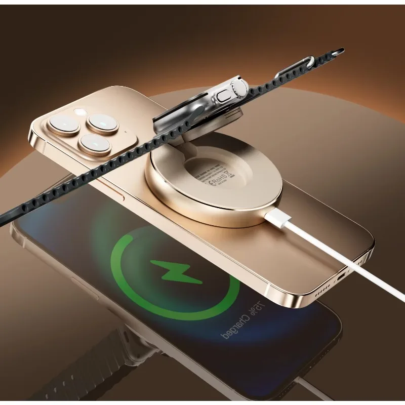 

Mobile Phone Accessories 3-in-1 Charger Type C Cable Fast Charging Round Wireless Charger for Phone, Watch