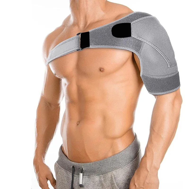 Adjustable Sports Shoulder Brace With Left/Right Universal Strap- Sports Support And Single Shoulder Compression