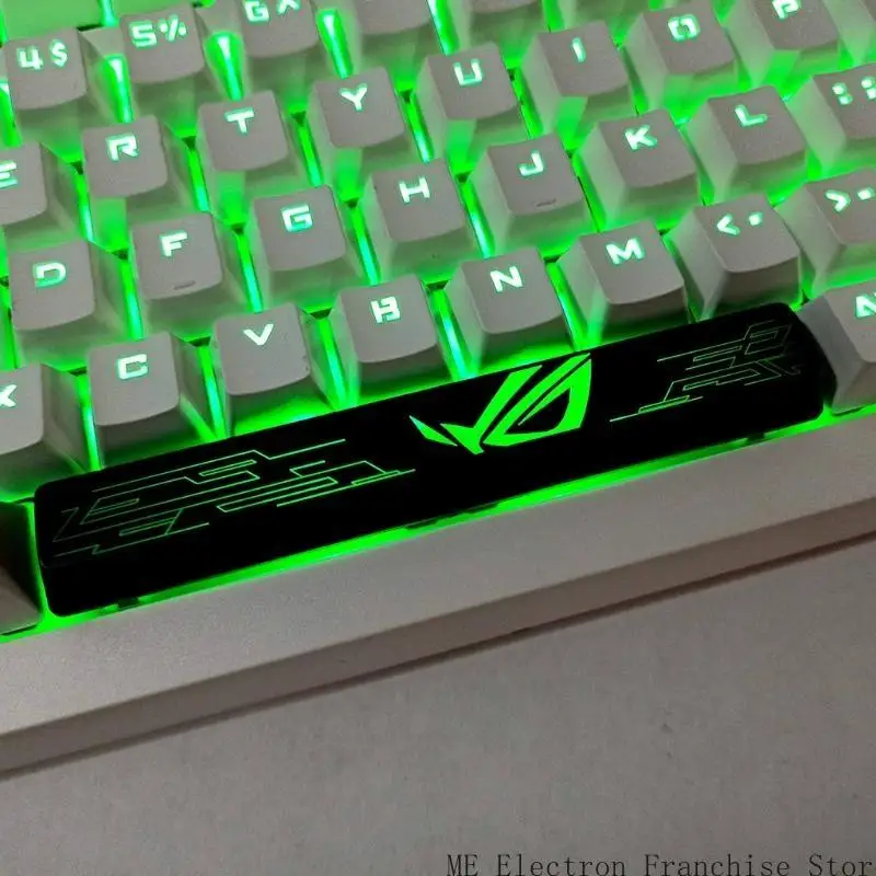 T5EA 1 แพ็ค ABS Backlit Keycap พื้นที่ดวงตาฟุ่มเฟือยสำหรับคีย์หมวก 6.0U สำหรับ Corsa