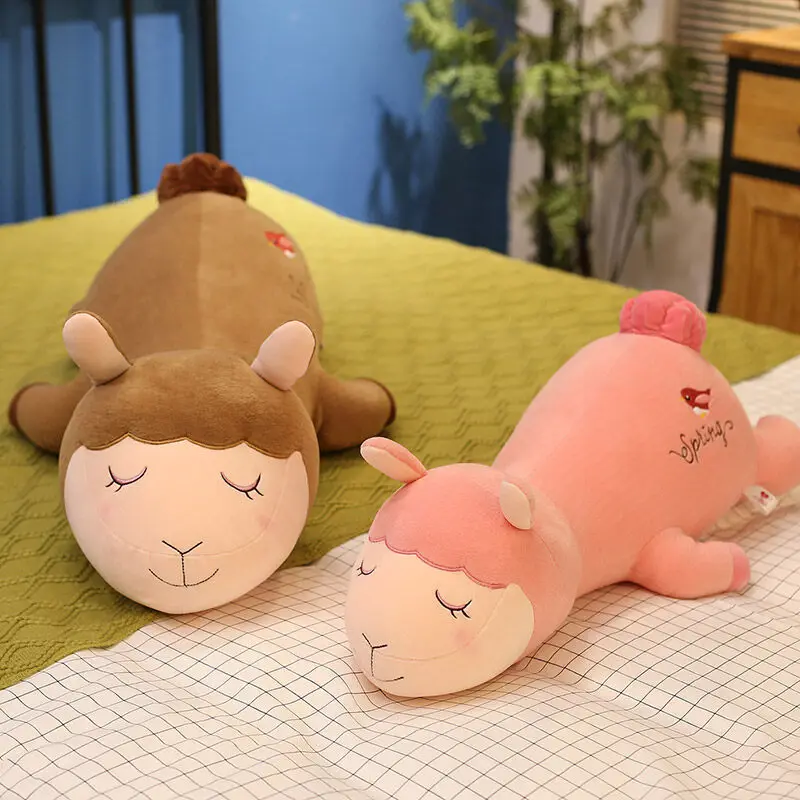 1pc 50-100cm Kawaii Sheep Plush Toys Lovely Stuffed Soft Animal Pillow Dolls for Children Girls Sleeping Cushion Gift