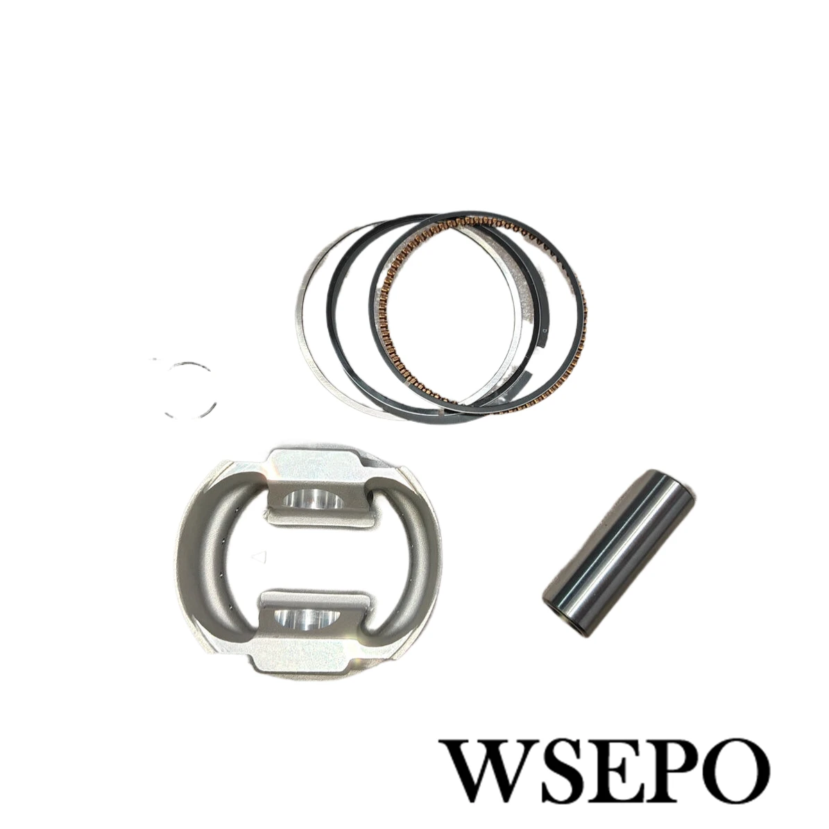 70mm Diameter Forged Aluminum Piston Kit With Rings 10K RPM Fit For 212CC Performance Gas Engine Minibike Motor