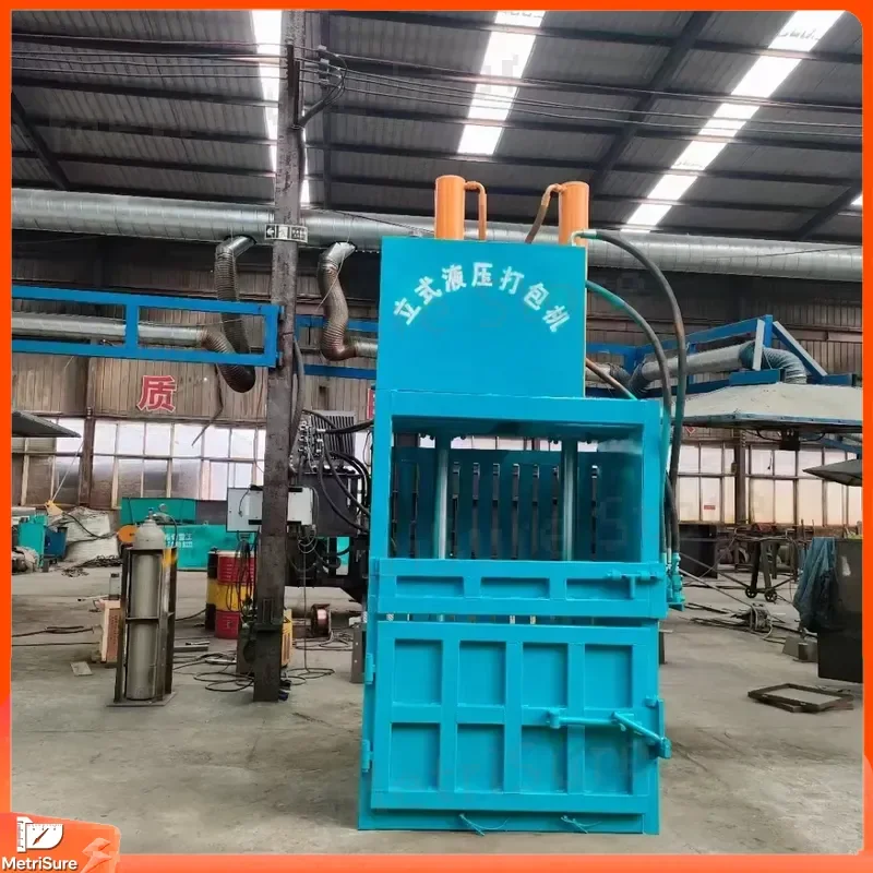 Vertical Hydraulic Baler for Cotton Clothing Waste Paper Plastic Recycling Industrial Scrap Compactor Heavy Duty