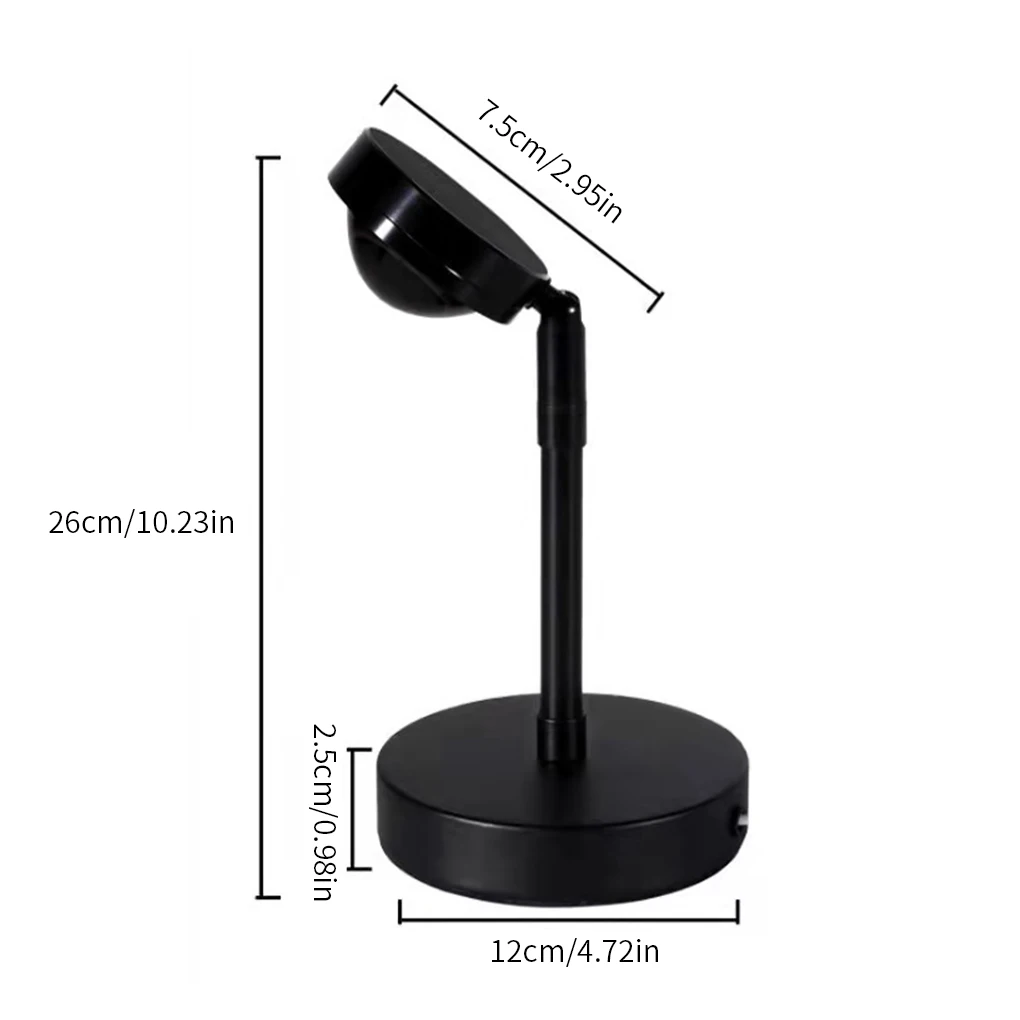 Projection Light LED 5W USB Projector Light Adjustable Photography Prop Atmosphere Lamp, Sunset