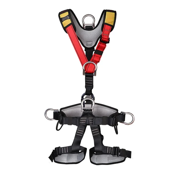 High Load-bearing Full Body Safety Harness For Mountaineering And Rock Climbing Rescue