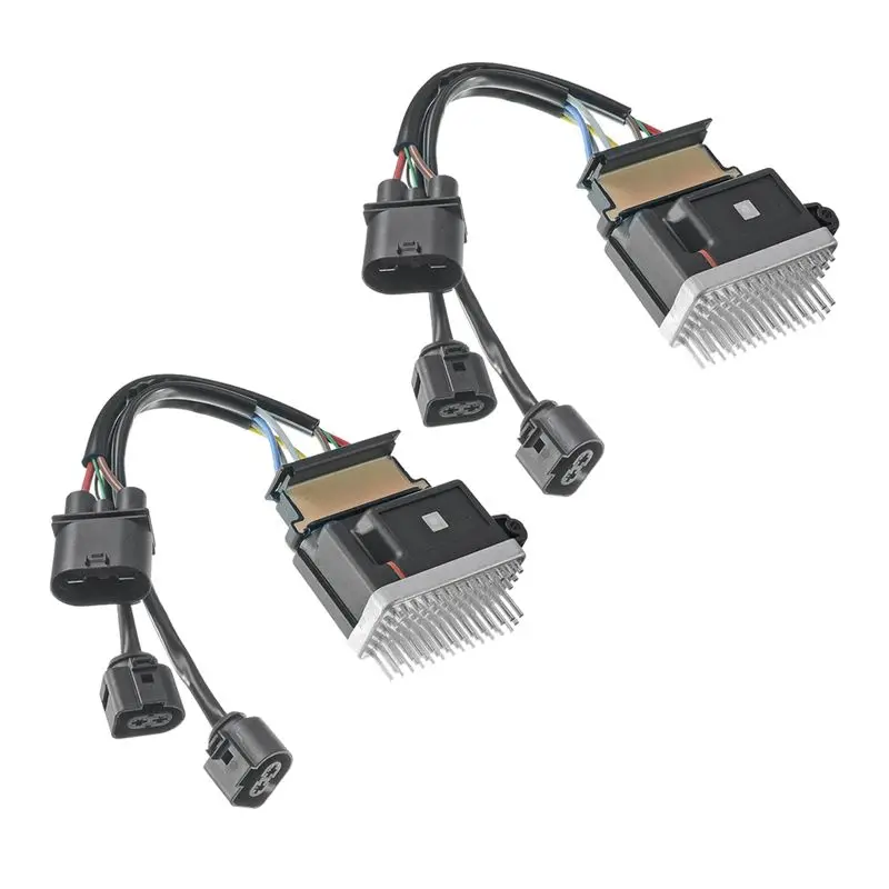 2Pcs New Engine Cooling Fan Control Module Unit 8K0959501G For A4 Q5 Q3 A5 S5 RS5 A6 S6 8K0959501A 8K0 959 501 G