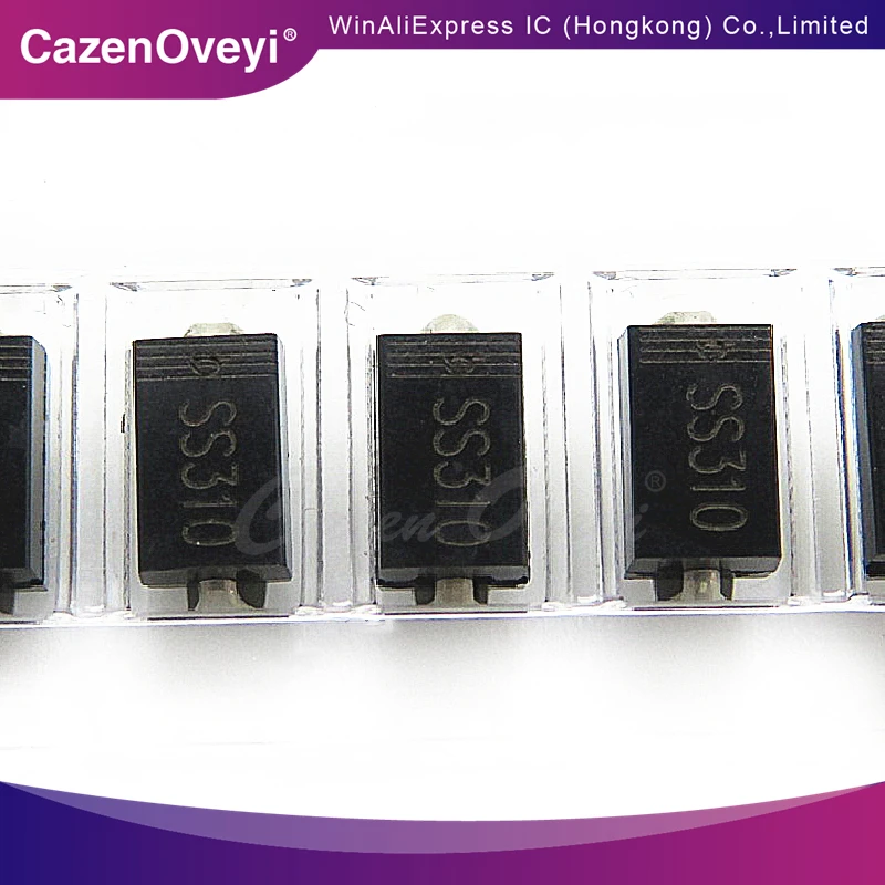 

10 шт. SMD диод SR3100 шелкография SS310 DO-214AC 3A 100 В диод Шоттки