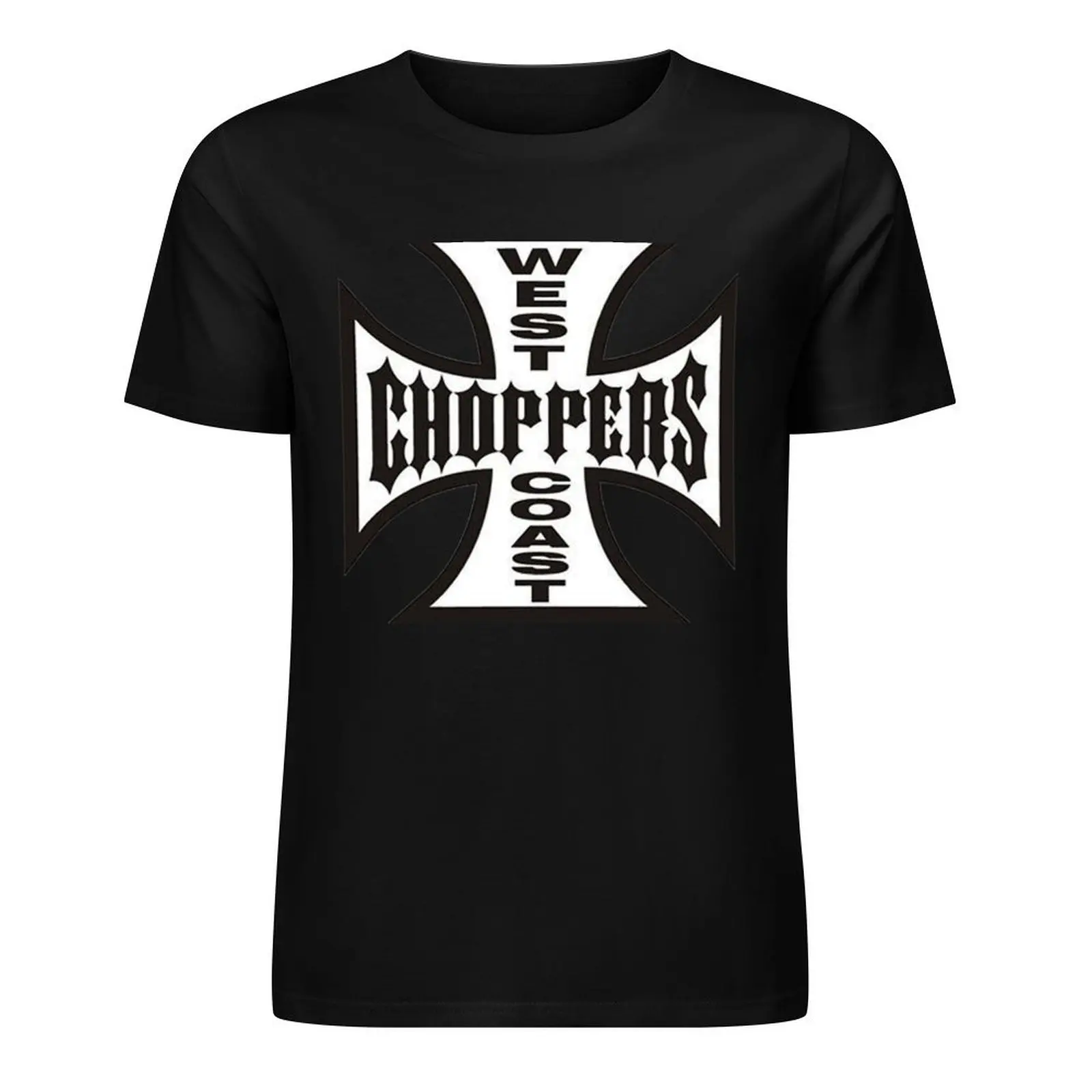 the west -CHoPPerS- CoaSt- motorcycles factory merch T-Shirt korean fashion blanks plus sizes summer tops mens t shirt graphic