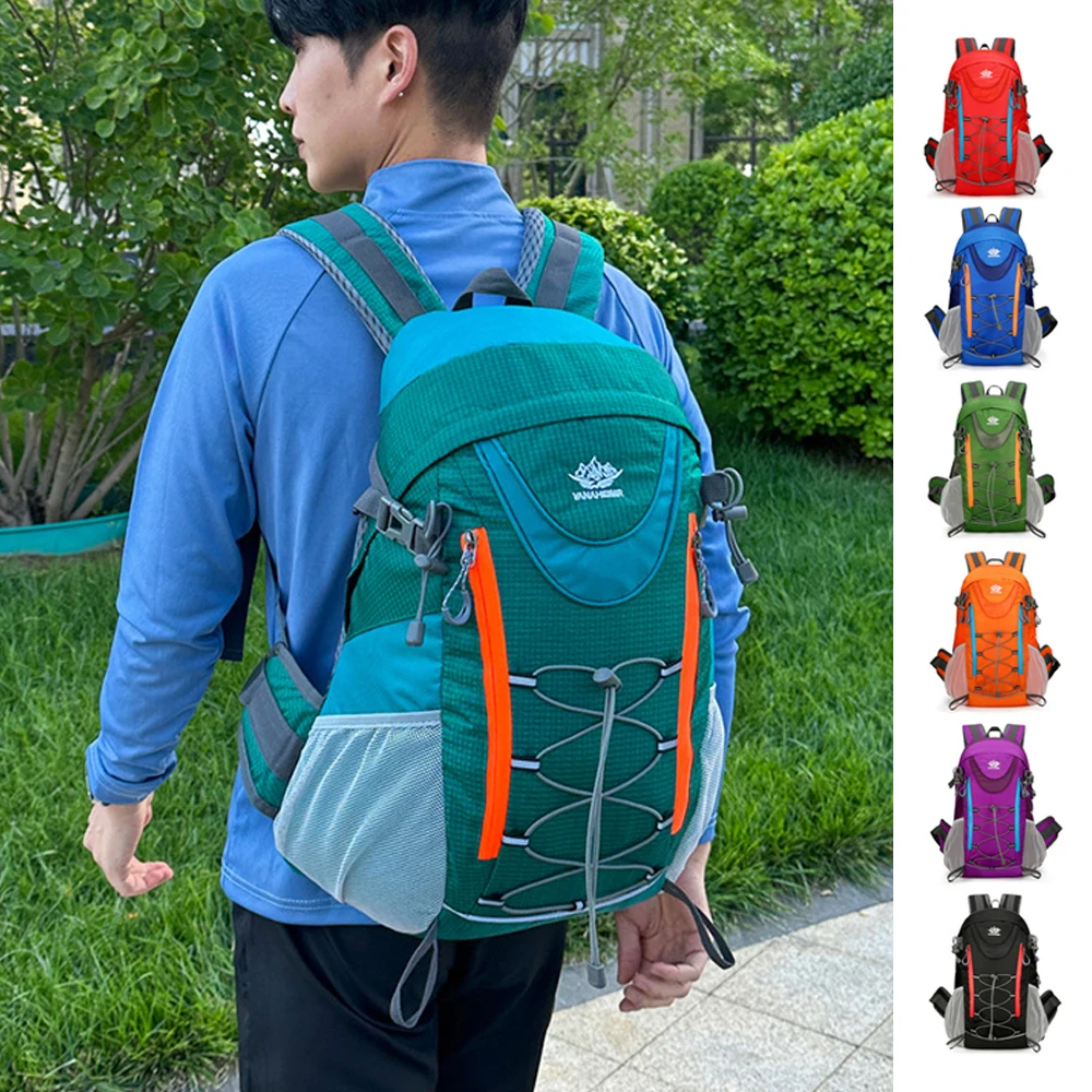 

40L Hiking Bag, Large Capacity Multifunctional Waterproof Nylon, Outdoor Camping And Hiking Backpack,B399