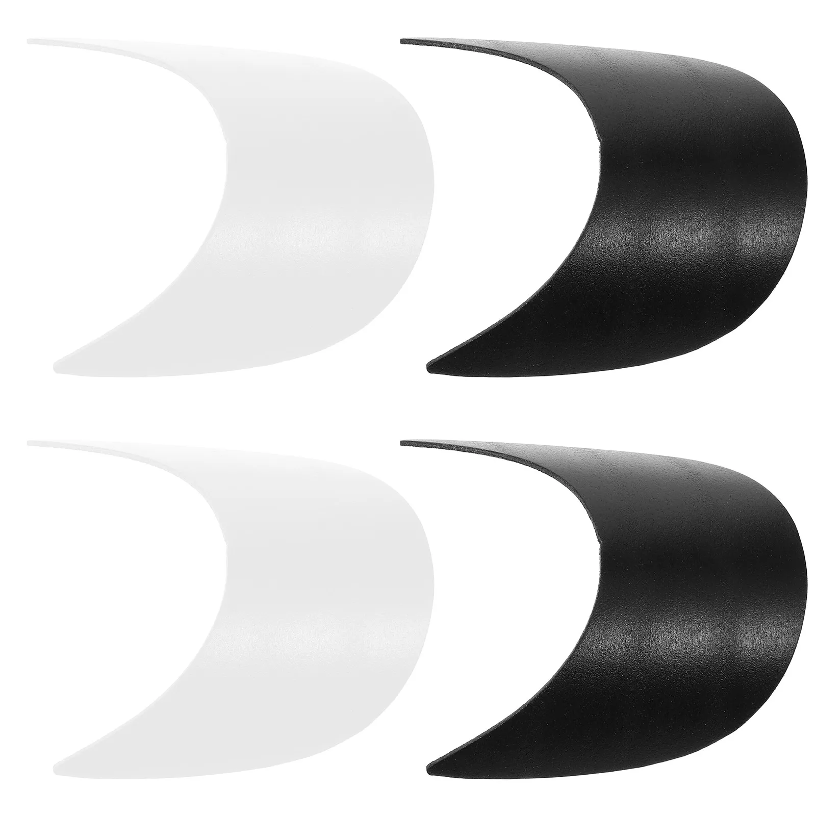 4Pcs Baseball Cap Visor Plastic Replacement Insert Lightweight Flexible Sun Proof Hat Brim Outdoor Use Sun Hat Brim