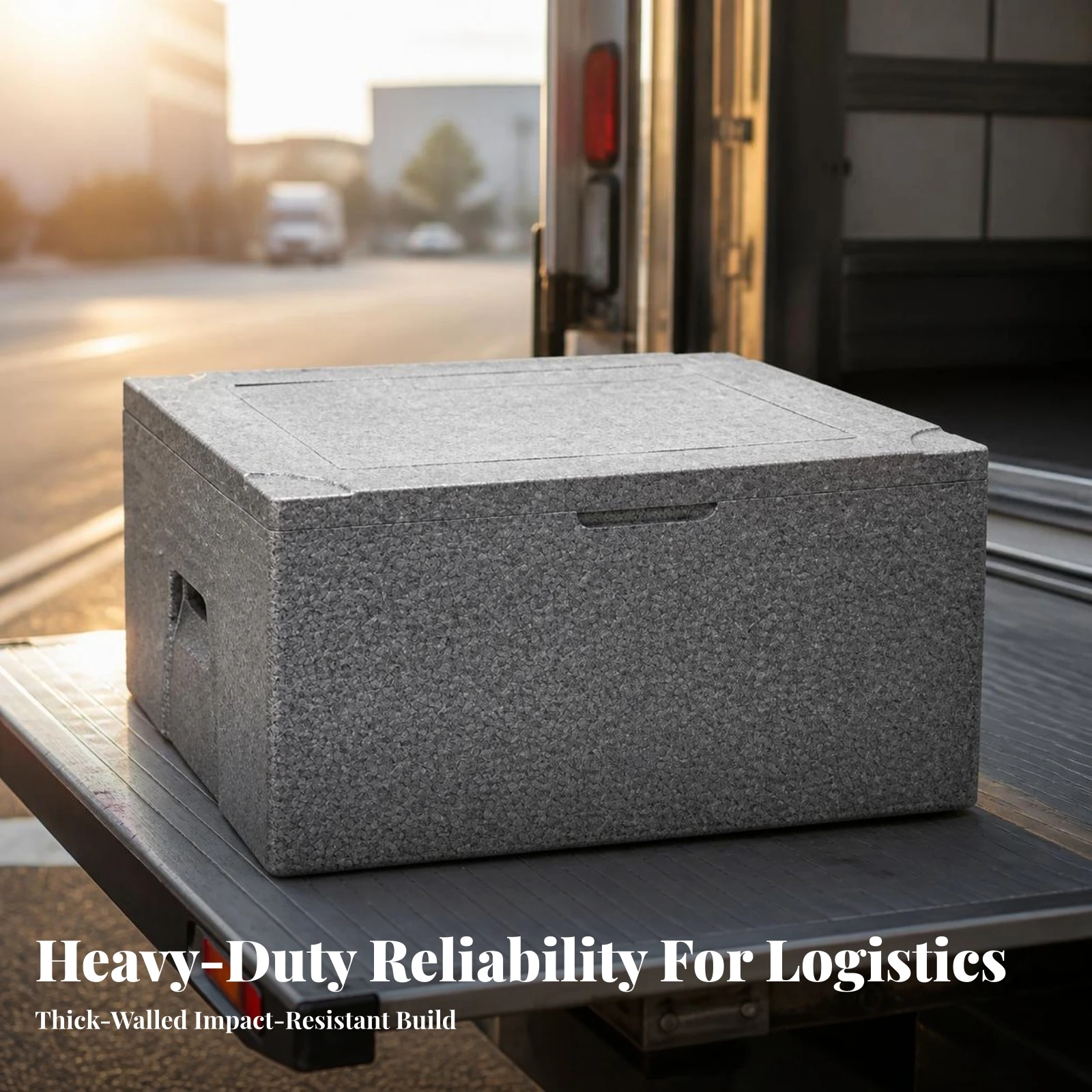 Insulated Cooler Box Food-Grade Cooler Box with Lid Container Thermal Portable for Caterers, Outdoor Trips, Market Stalls